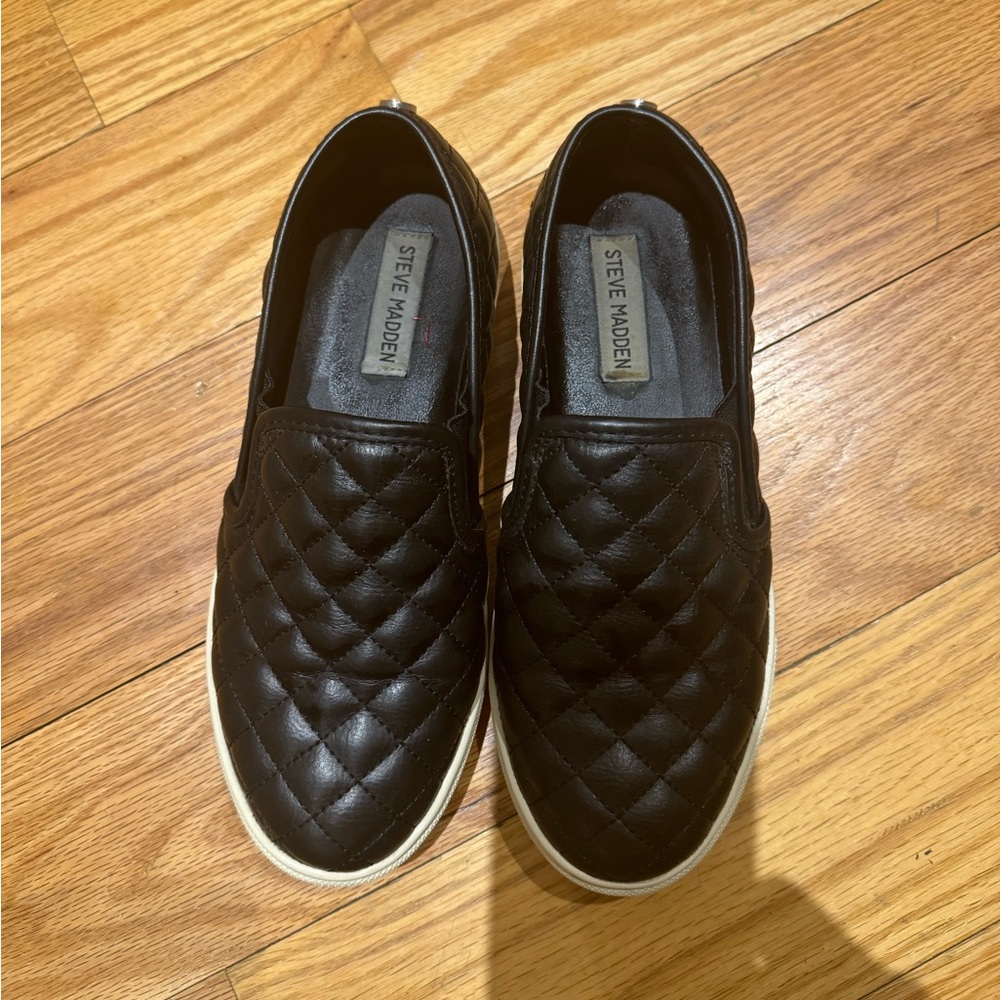 Steve Madden women loafers slip on sneakers